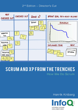 Scrum and XP from the Trenches, book from InfoQ